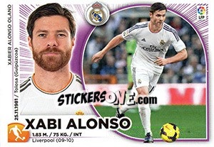 Cromo Xabi Alonso (11) - Liga Spagnola 2014-2015 - Colecciones ESTE