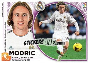 Sticker Modric (12) - Liga Spagnola 2014-2015 n. 402 - Colecciones ESTE