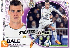 Figurina Bale (13) - Liga Spagnola 2014-2015 - Colecciones ESTE