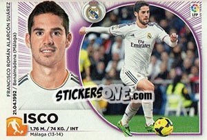 Sticker Isco (15) - Liga Spagnola 2014-2015 n. 405 - Colecciones ESTE