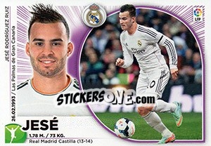 Sticker Jese (18) - Liga Spagnola 2014-2015 n. 408 - Colecciones ESTE