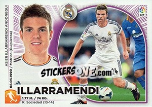 Sticker Illarramendi (11 BIS) - Liga Spagnola 2014-2015 n. 417 - Colecciones ESTE