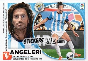 Sticker Angeleri (4) - Liga Spagnola 2014-2015 - Colecciones ESTE