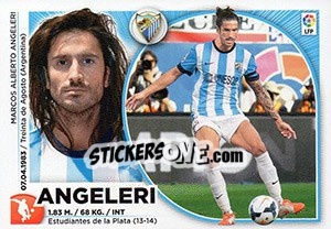 Figurina Angeleri (4) - Liga Spagnola 2014-2015 - Colecciones ESTE