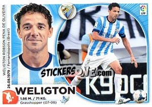 Cromo Weligton (5) - Liga Spagnola 2014-2015 n. 425 - Colecciones ESTE