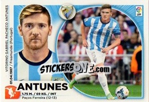 Sticker Antunes (7) - Liga Spagnola 2014-2015 - Colecciones ESTE