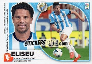 Sticker Eliseu (8) - Liga Spagnola 2014-2015 - Colecciones ESTE