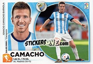 Sticker Camacho (10) - Liga Spagnola 2014-2015 n. 430 - Colecciones ESTE