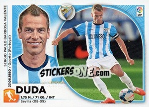 Sticker Duda (12) - Liga Spagnola 2014-2015 n. 432 - Colecciones ESTE
