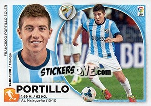 Sticker Portillo (14) - Liga Spagnola 2014-2015 - Colecciones ESTE
