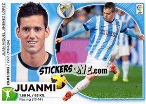Sticker Juanmi (18) - Liga Spagnola 2014-2015 n. 438 - Colecciones ESTE