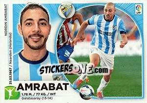 Sticker Amrabat (20) - Liga Spagnola 2014-2015 n. 440 - Colecciones ESTE