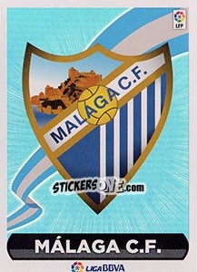 Sticker Escudo Malaga (23) - Liga Spagnola 2014-2015 n. 443 - Colecciones ESTE