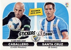 Sticker Resumen Malaga (24) - Liga Spagnola 2014-2015 - Colecciones ESTE