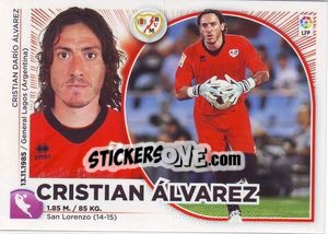Sticker Cristian Alvarez (1) - Liga Spagnola 2014-2015 n. 451 - Colecciones ESTE