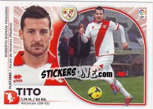 Sticker Tito (3) - Liga Spagnola 2014-2015 n. 453 - Colecciones ESTE
