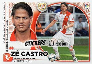 Cromo Ze Castro (5) - Liga Spagnola 2014-2015 n. 455 - Colecciones ESTE