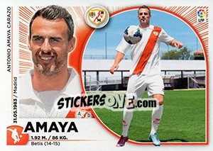 Sticker Amaya (6) - Liga Spagnola 2014-2015 n. 456 - Colecciones ESTE