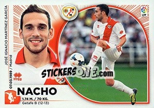 Sticker Nacho (8) - Liga Spagnola 2014-2015 n. 458 - Colecciones ESTE