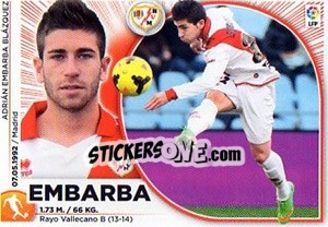 Sticker Embarba (13) - Liga Spagnola 2014-2015 n. 463 - Colecciones ESTE
