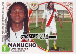 Sticker Manucho (17) - Liga Spagnola 2014-2015 n. 467 - Colecciones ESTE