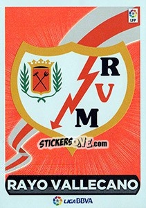 Sticker Escudo Rayo Vallecano (23) - Liga Spagnola 2014-2015 - Colecciones ESTE