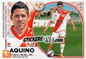 Sticker Aquino (14 BIS) - Liga Spagnola 2014-2015 n. 476 - Colecciones ESTE