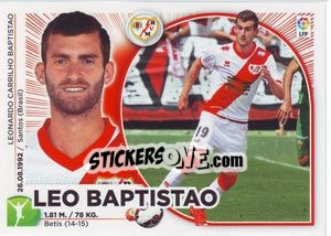 Sticker Leo Baptistao (16 BIS) - Liga Spagnola 2014-2015 n. 478 - Colecciones ESTE