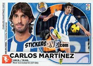 Sticker Carlos Martinez (3) - Liga Spagnola 2014-2015 n. 483 - Colecciones ESTE