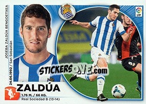 Sticker Zaldua (4) - Liga Spagnola 2014-2015 - Colecciones ESTE