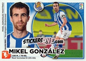 Sticker Mikel Gonzalez (6) - Liga Spagnola 2014-2015 n. 486 - Colecciones ESTE