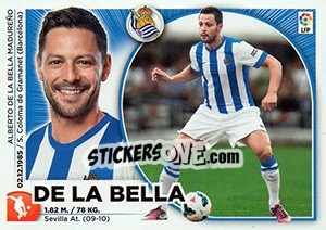 Sticker De la Bella (8) - Liga Spagnola 2014-2015 - Colecciones ESTE