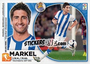 Sticker Markel (9) - Liga Spagnola 2014-2015 n. 489 - Colecciones ESTE