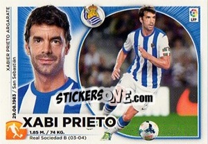 Sticker Xabi Prieto (13) - Liga Spagnola 2014-2015 n. 493 - Colecciones ESTE