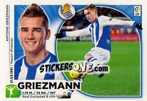 Sticker Griezmann (15) - Liga Spagnola 2014-2015 n. 495 - Colecciones ESTE
