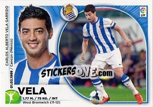 Sticker Vela (17) - Liga Spagnola 2014-2015 - Colecciones ESTE