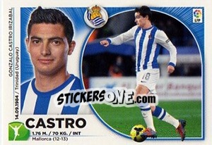 Sticker Castro (18) - Liga Spagnola 2014-2015 n. 498 - Colecciones ESTE