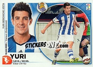 Cromo Yuri (20) - Liga Spagnola 2014-2015 n. 500 - Colecciones ESTE