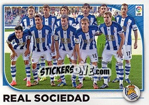 Figurina Real Sociedad Equipo (21) - Liga Spagnola 2014-2015 n. 501 - Colecciones ESTE