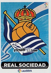Sticker Escudo Real Sociedad (23) - Liga Spagnola 2014-2015 n. 503 - Colecciones ESTE