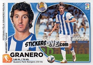 Sticker Granero (15 BIS) - Liga Spagnola 2014-2015 n. 506 - Colecciones ESTE