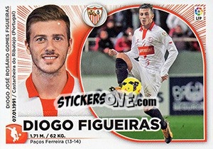 Sticker Diogo Figueiras (4) - Liga Spagnola 2014-2015 n. 514 - Colecciones ESTE