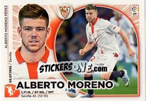 Sticker Alberto Moreno (7) - Liga Spagnola 2014-2015 - Colecciones ESTE