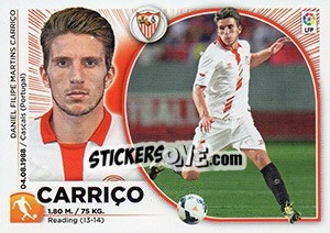 Sticker Carriço (9) - Liga Spagnola 2014-2015 n. 519 - Colecciones ESTE