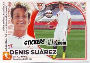 Sticker Denis Suarez (11) - Liga Spagnola 2014-2015 n. 521 - Colecciones ESTE