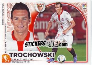 Sticker Trochowski (13) - Liga Spagnola 2014-2015 n. 523 - Colecciones ESTE