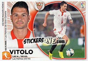 Sticker Vitolo (15) - Liga Spagnola 2014-2015 n. 525 - Colecciones ESTE