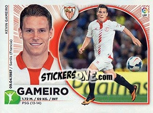 Sticker Gameiro (17) - Liga Spagnola 2014-2015 n. 527 - Colecciones ESTE