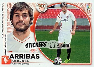 Sticker Arribas (20) - Liga Spagnola 2014-2015 n. 530 - Colecciones ESTE