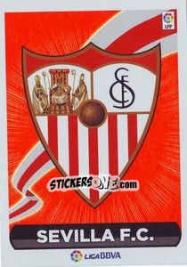 Sticker Escudo Sevilla (23) - Liga Spagnola 2014-2015 n. 533 - Colecciones ESTE